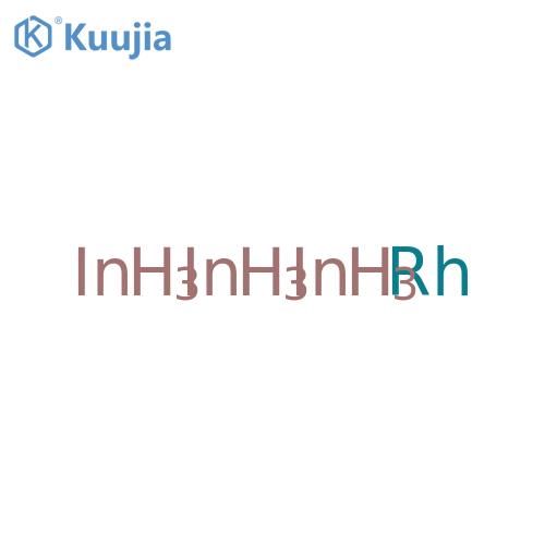 Indium, compd. with rhodium (3:1) structure