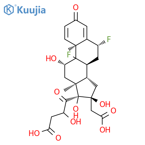 Pregna-1,4-diene-3,20-dione,16,21-bis(acetyloxy)-6,9-difluoro-11,17-dihydroxy-, (6b,11b,16a)- (9CI) structure