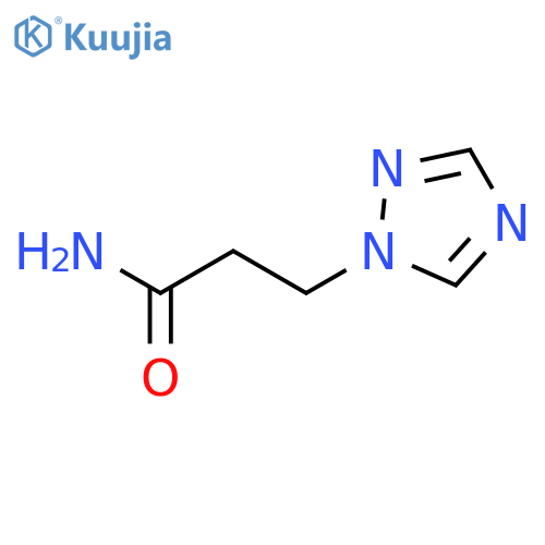 3-(1H-1,2,4-triazol-1-yl)propanamide structure