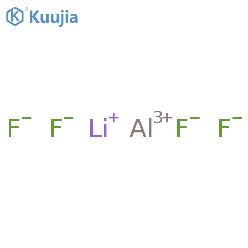 Aluminum lithium fluoride structure
