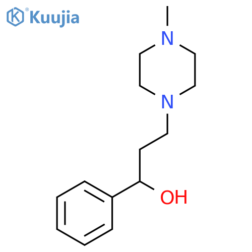 3-(4-Methylpiperazin-1-yl)-1-phenylpropan-1-ol structure