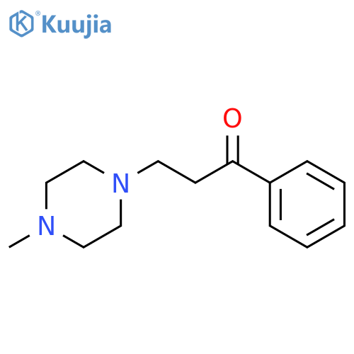 1-PROPANONE, 3-(4-METHYL-1-PIPERAZINYL)-1-PHENYL- structure