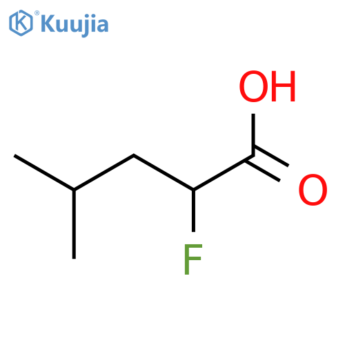 2-fluoro-4-methylpentanoic acid structure