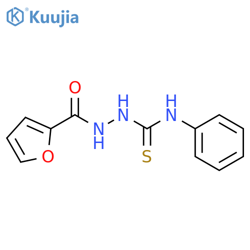 2-(2-Furoyl)-N-phenylhydrazinecarbothioamide structure