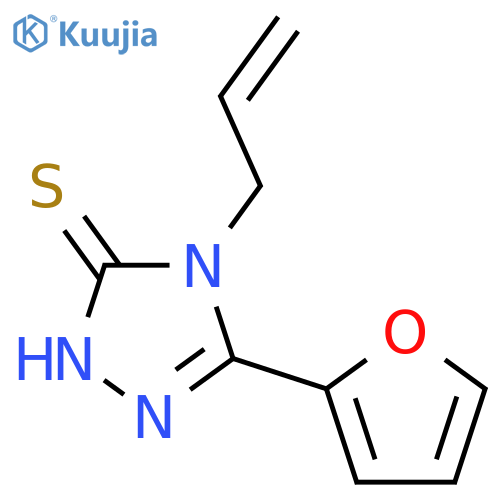 5-(furan-2-yl)-4-(prop-2-en-1-yl)-4H-1,2,4-triazole-3-thiol structure