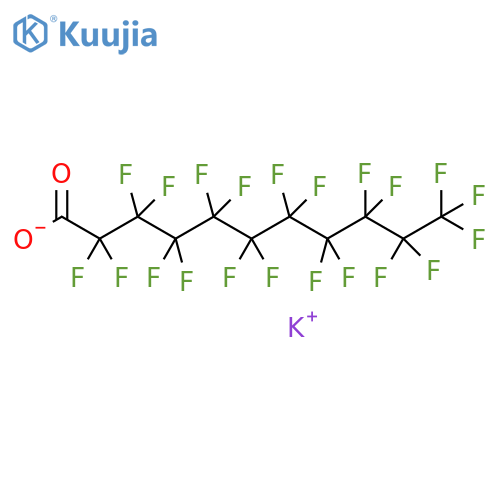 Potassium perfluoroundecanoate structure