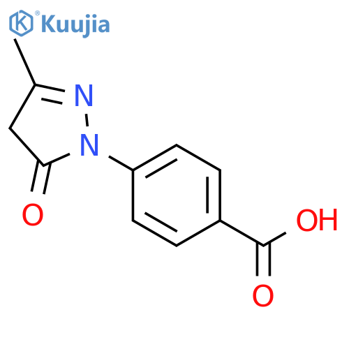 1-(4-Carboxyphenyl)-3-methyl-5-pyrazolone structure