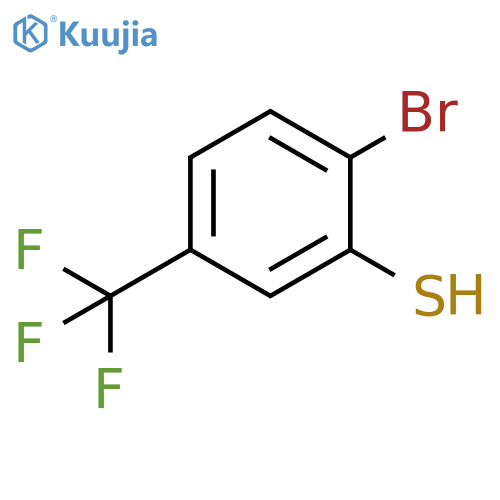 2-Bromo-5-trifluoromethylbenzenethiol structure