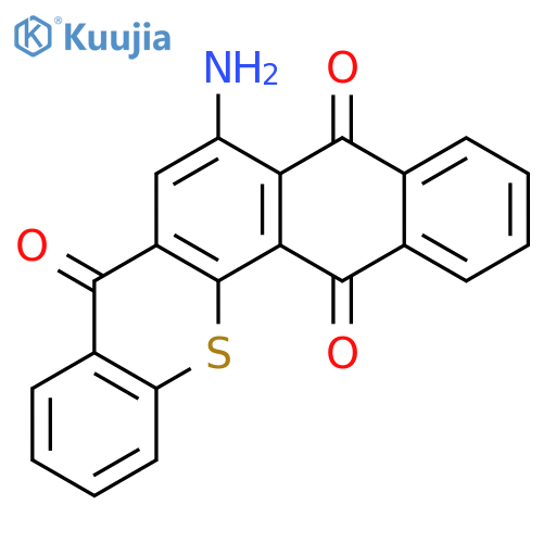 8H-Naphtho[2,3-c]thioxanthene-5,8,14-trione, 6-amino- structure