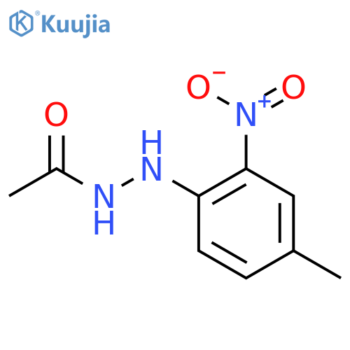 Acetic acid, 2-(4-methyl-2-nitrophenyl)hydrazide structure