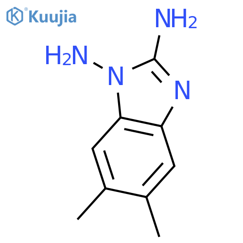 1H-Benzimidazole-1,2-diamine,5,6-dimethyl- structure
