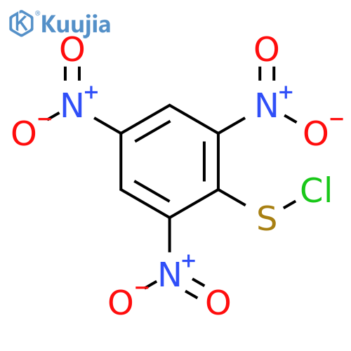 Benzenesulfenyl chloride, 2,4,6-trinitro- structure