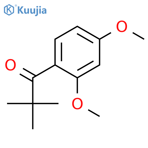 1-(2,4-Dimethoxyphenyl)-2,2-dimethylpropan-1-one structure