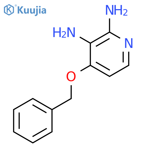 2,3-PYRIDINEDIAMINE, 4-(PHENYLMETHOXY)- structure