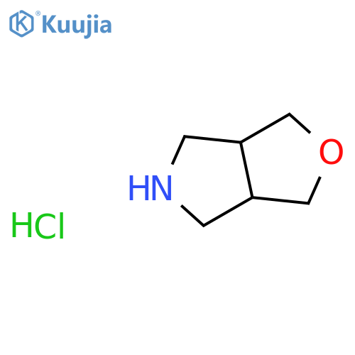 Hexahydro-1H-furo[3,4-c]pyrrole hydrochloride structure