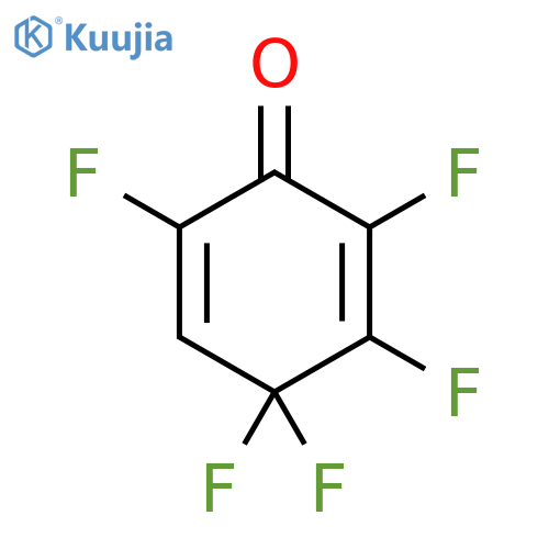 2,5-Cyclohexadien-1-one, 2,3,4,4,6-pentafluoro- structure