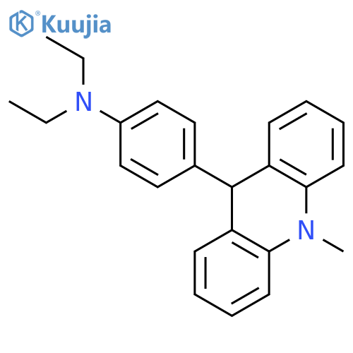 BENZENAMINE, 4-(9,10-DIHYDRO-10-METHYL-9-ACRIDINYL)-N,N-DIETHYL- structure