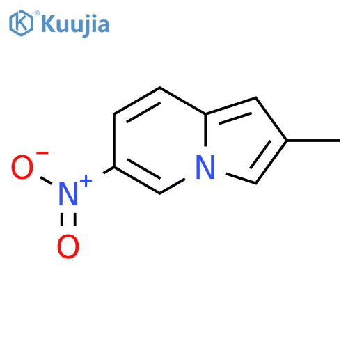 2-methyl-6-nitro-Indolizine structure