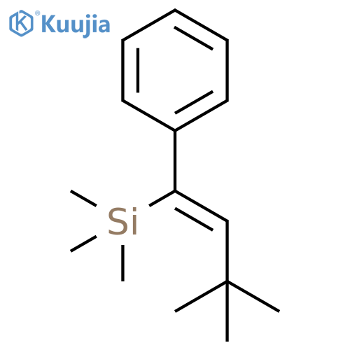 Silane, (3,3-dimethyl-1-phenyl-1-butenyl)trimethyl-, (Z)- (9CI) structure