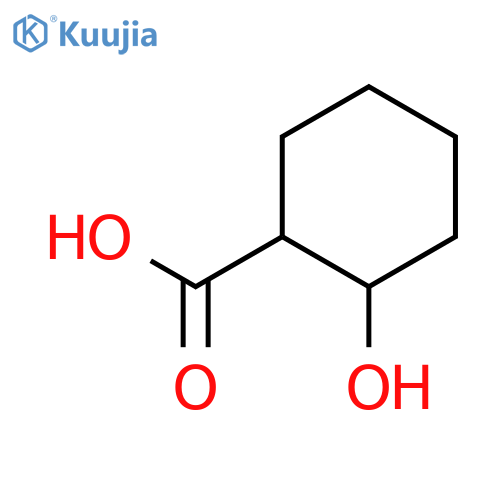 2-hydroxycyclohexane-1-carboxylic acid structure