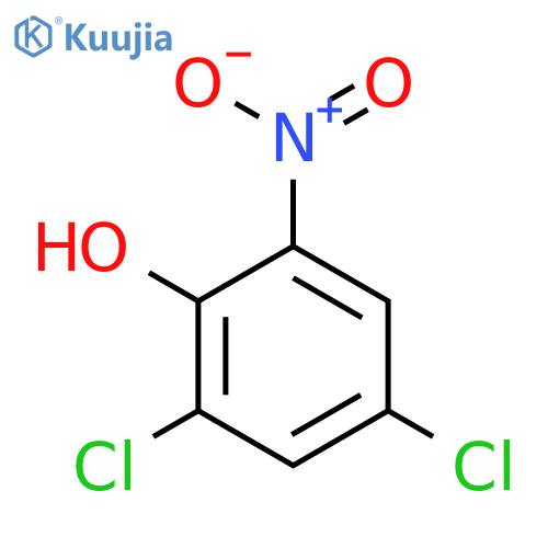 2,4-Dichloro-6-nitrophenol structure