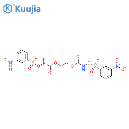 Carbamic acid, [[(3-nitrophenyl)sulfonyl]oxy]-, 1,2-ethanediyl ester (9CI) structure