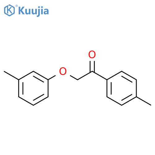 ETHANONE, 2-(3-METHYLPHENOXY)-1-(4-METHYLPHENYL)- structure