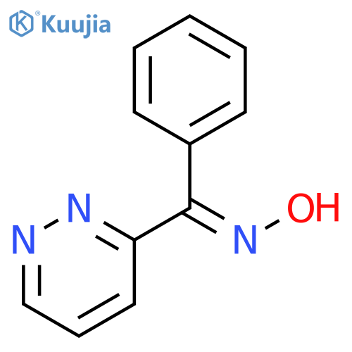 Methanone, phenyl-3-pyridazinyl-, oxime, (E)- structure
