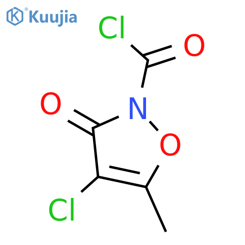 2(3H)-Isoxazolecarbonylchloride,4-chloro-5-methyl-3-oxo-(9CI) structure