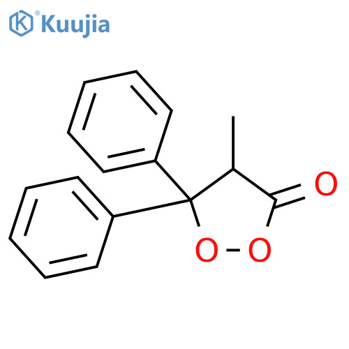 1,2-Dioxolan-3-one, 4-methyl-5,5-diphenyl- structure