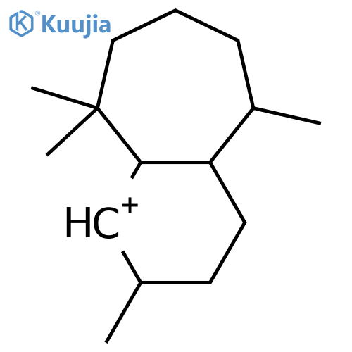 Benzocycloheptenylium, octahydro-2,5,9,9-tetramethyl- structure
