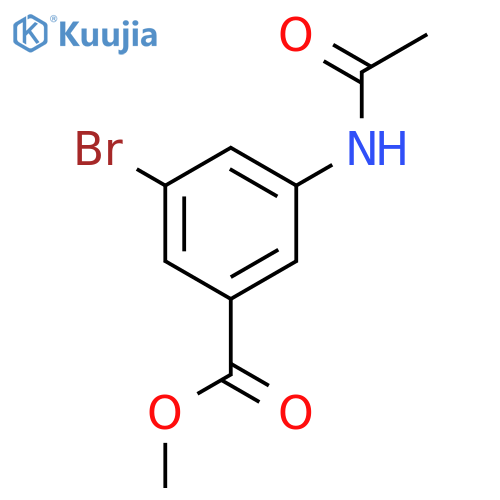 Methyl 3-acetamido-5-bromobenzoate structure