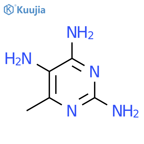 2,4,5-Pyrimidinetriamine, 6-methyl- structure