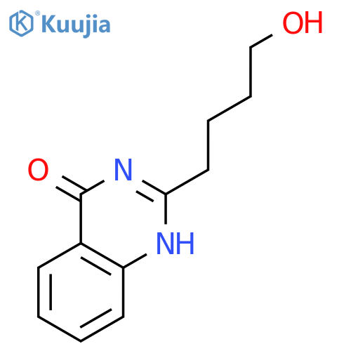 4(1H)-QUINAZOLINONE, 2-(4-HYDROXYBUTYL)- structure