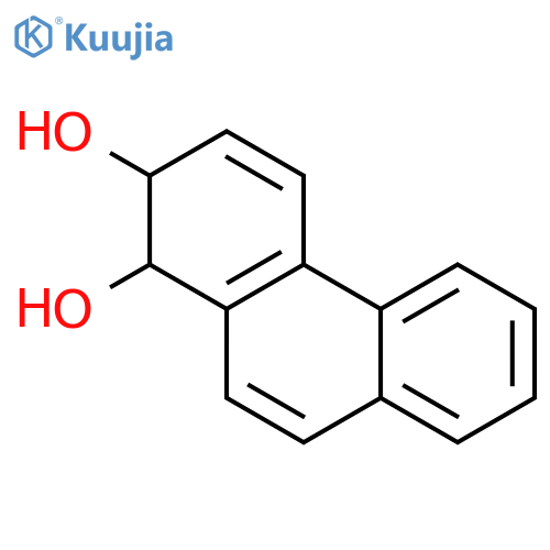 TRANS-1,2-DIHYDROXY-1,2-DIHYDROPHENANTHRENE structure