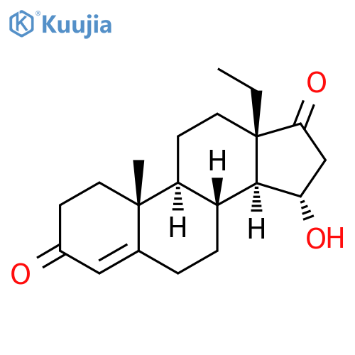 15a-Hydroxy-13b-ethyl-4-gonene-3,17-dione structure