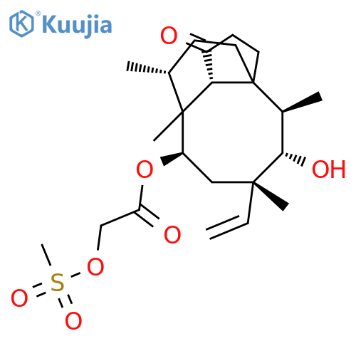 Pleuromutilin 22-Mesylate structure
