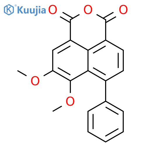 3,4-dimethoxy-5-phenyl-naphthalene-1,8-dicarboxylic acid anhydride structure
