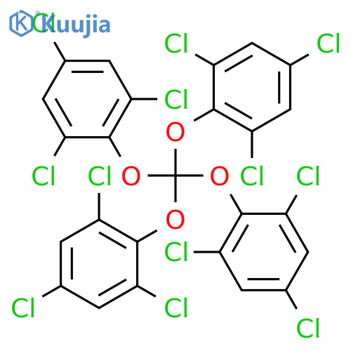 Benzene, 1,1',1'',1'''-[methanetetrayltetrakis(oxy)]tetrakis[2,4,6-trichloro- structure