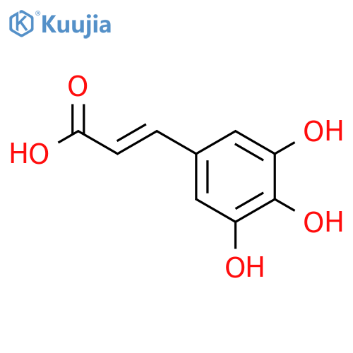 3,4,5-Trihydroxycinnamic Acid structure