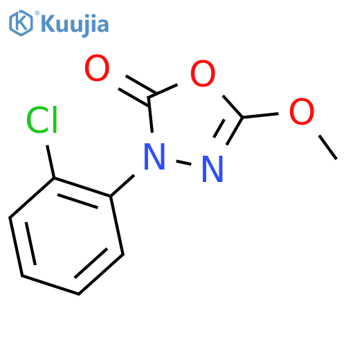 1,3,4-Oxadiazol-2(3H)-one, 3-(2-chlorophenyl)-5-methoxy- structure