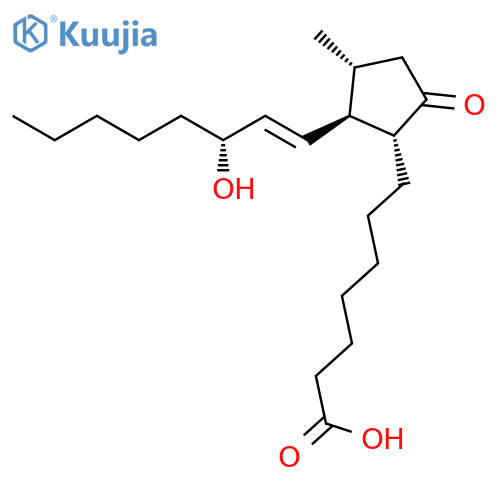 Prost-13-en-1-oic acid, 15-hydroxy-11-methyl-9-oxo-, (11a,13E,15R)- structure
