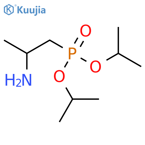 PHOSPHONIC ACID, (2-AMINOPROPYL)-, BIS(1-METHYLETHYL) ESTER structure