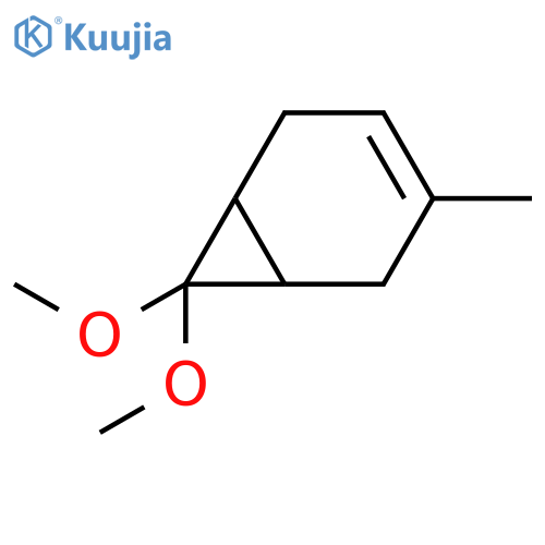 Bicyclo[4.1.0]hept-3-ene, 7,7-dimethoxy-3-methyl- structure