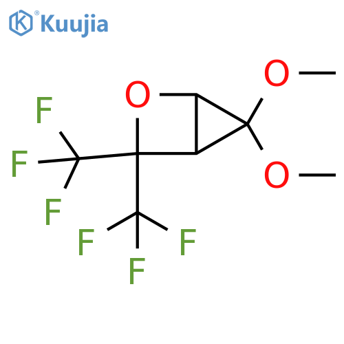 2-Oxabicyclo[2.1.0]pentane, 5,5-dimethoxy-3,3-bis(trifluoromethyl)- structure