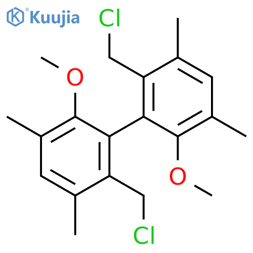 1,1'-Biphenyl,2,2'-bis(chloromethyl)-6,6'-dimethoxy-3,3',5,5'-tetramethyl- structure