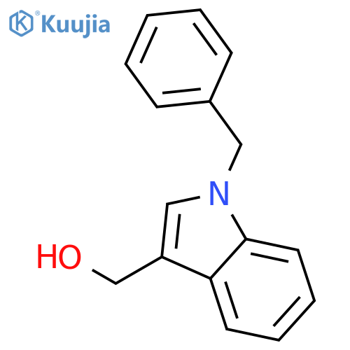 1-(Phenylmethyl)-1H-indole-3-methanol structure