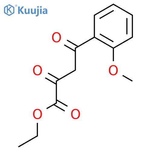 Ethyl 4-(2-methoxyphenyl)-2,4-dioxobutanoate structure