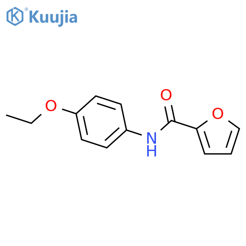 Furan-2-carboxylic acid (4-ethoxy-phenyl)-amide structure