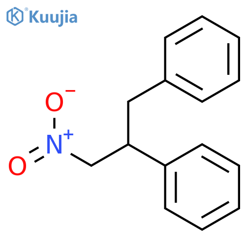 Benzene, 1,1'-[1-(nitromethyl)-1,2-ethanediyl]bis- structure
